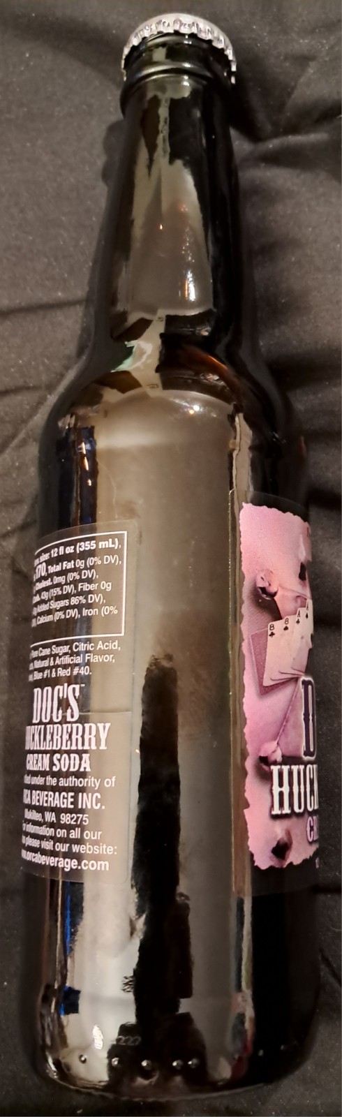 Doc's Huckleberry Cream Soda