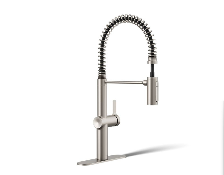 Kohler Haku R38475-LVS Semi-Professional Pulldown Kitchen Faucet Stainless Steel