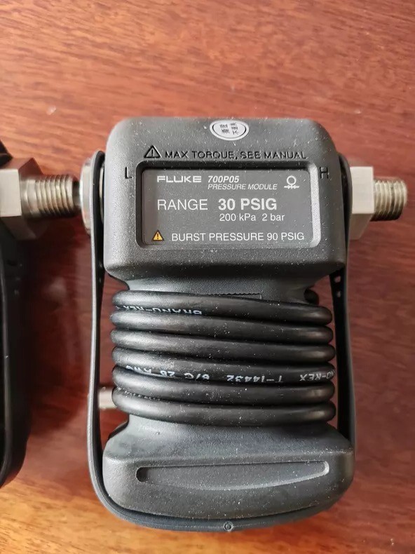 1PC Used Fluke 700P05 High Precision Gauge Pressure Module 30PSIG Range