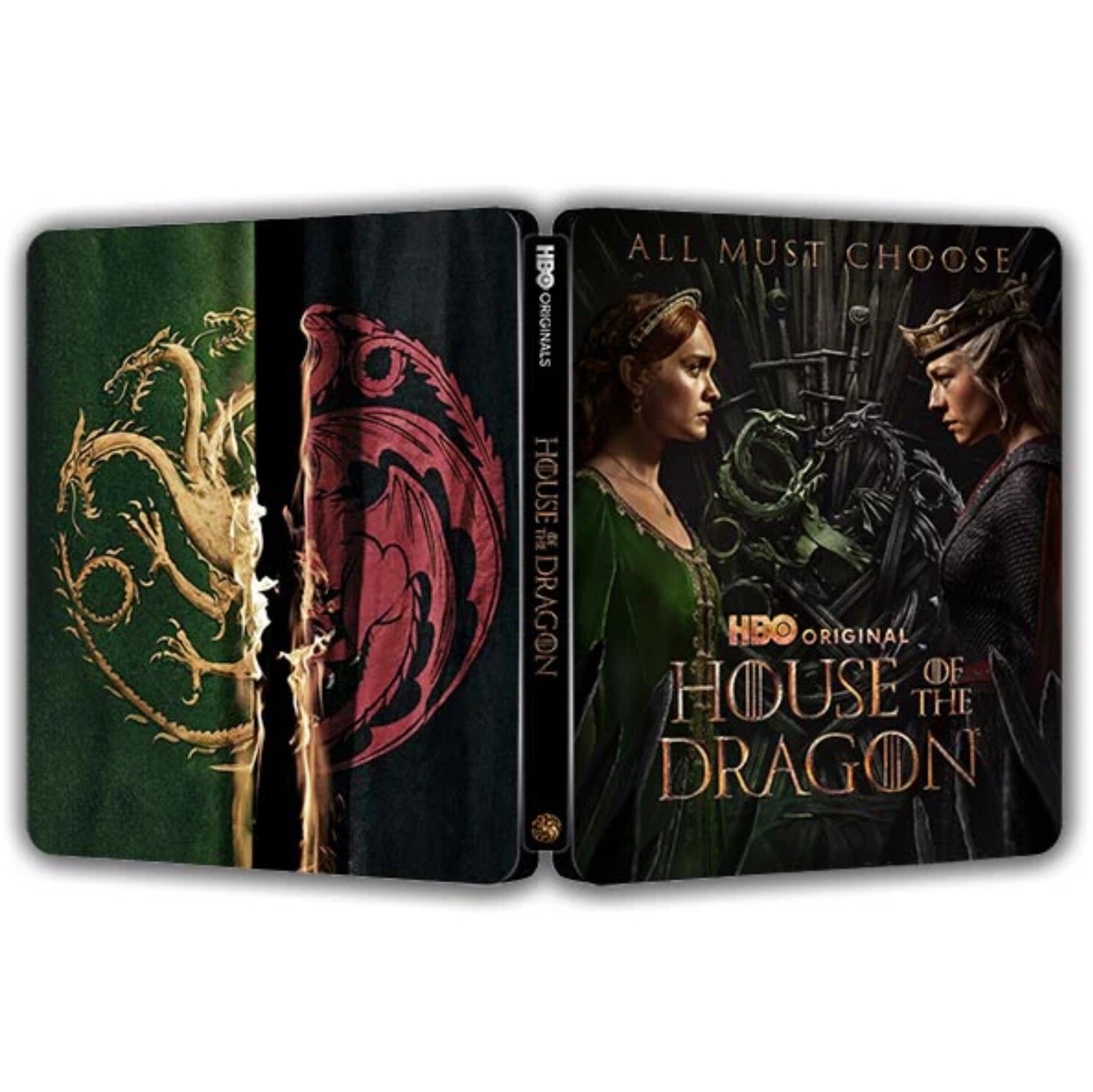 New HBO Originals MAX - House of the Dragon Season 2  Steelbook Case Custom Made