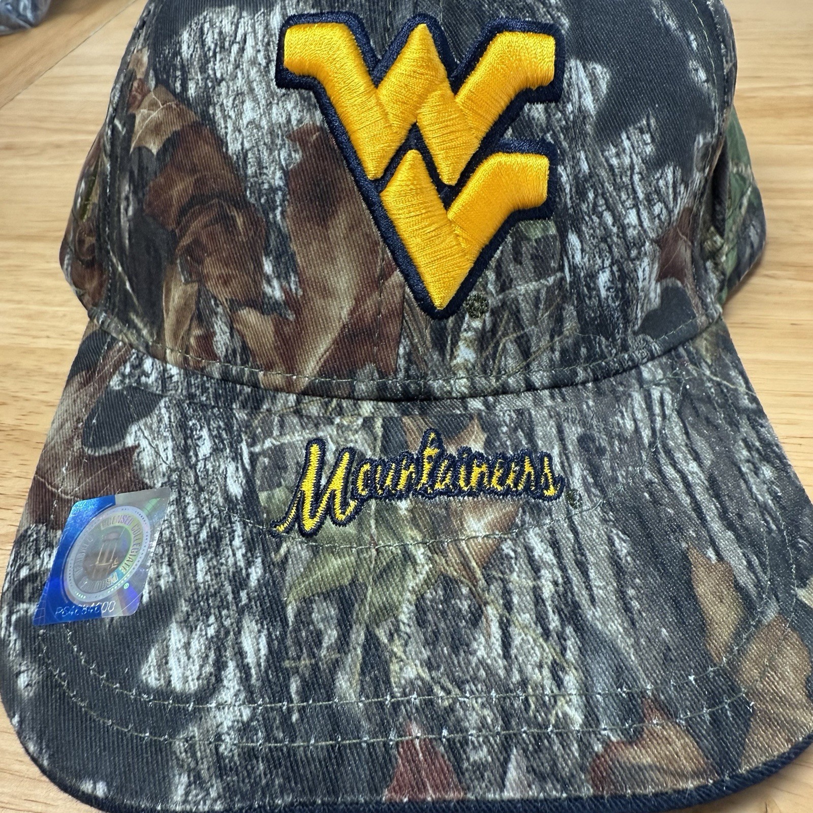JBrem NCAA West Virginia Mountaineers Adjustable Hat Evo Cap WVU WV Camo