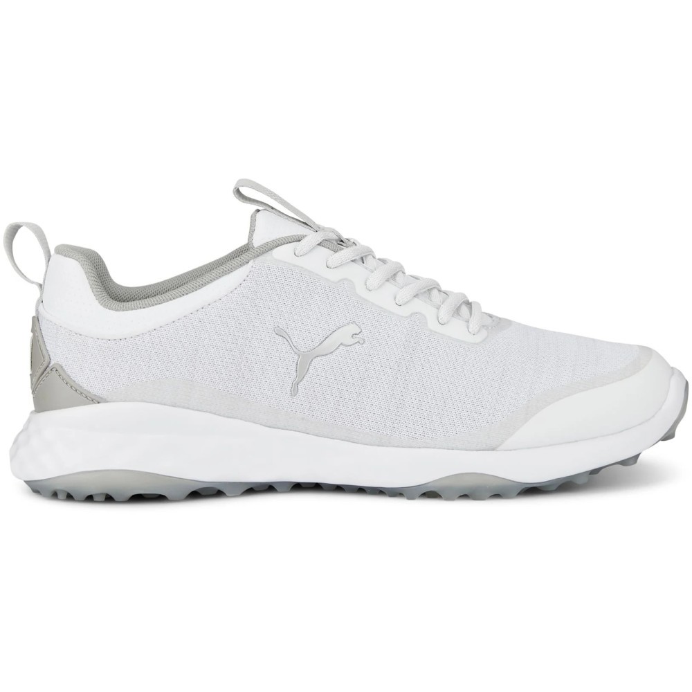 NEW Men's Puma Fusion Pro Golf Shoes White / Silver -Pick Size & Width!