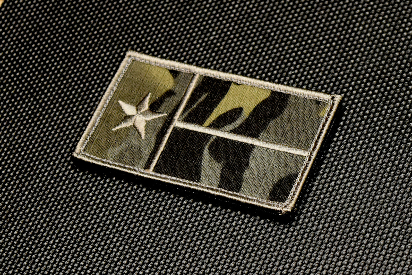 Multicam Black Texas State Flag Patch TX Special Forces CAG SWAT SERT Tactical