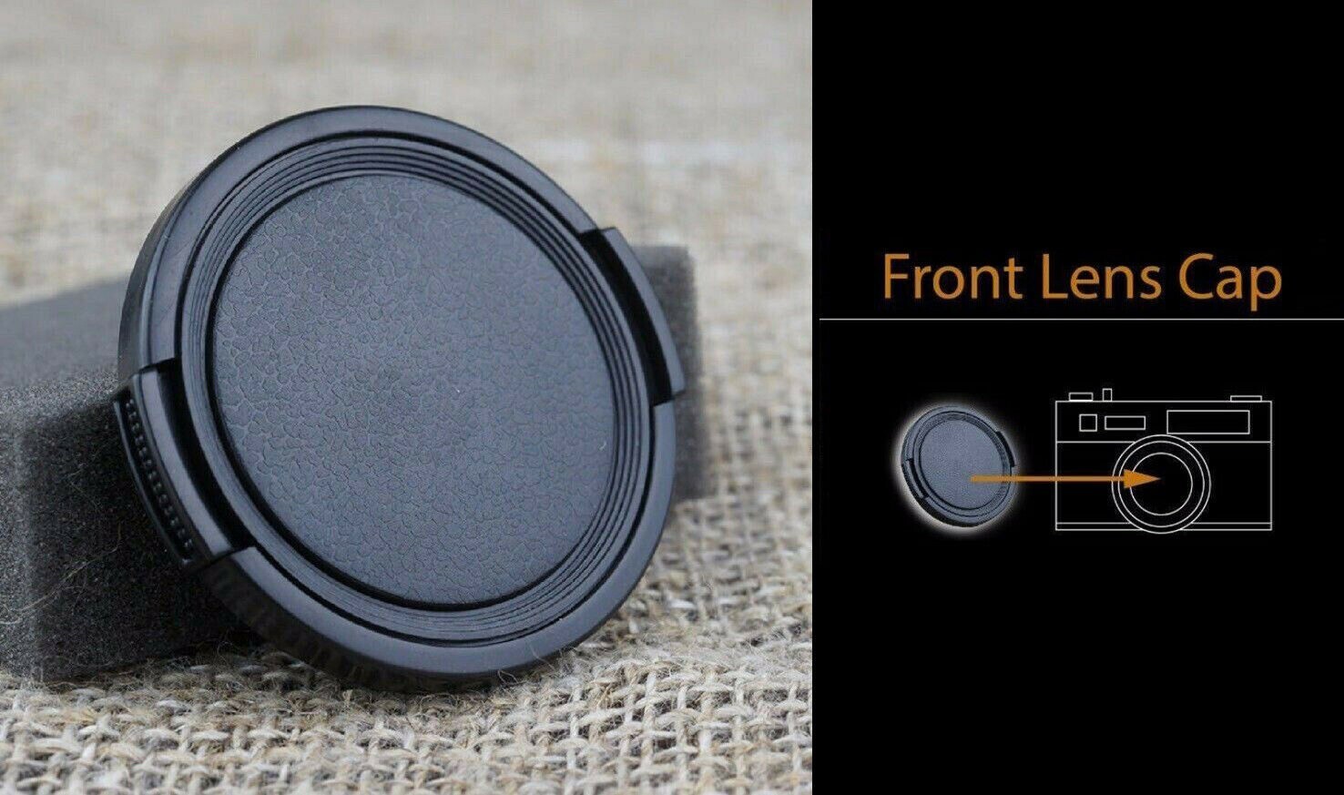 48mm Camera Lens cap cover Protective fit 48mm filter thread lenses
