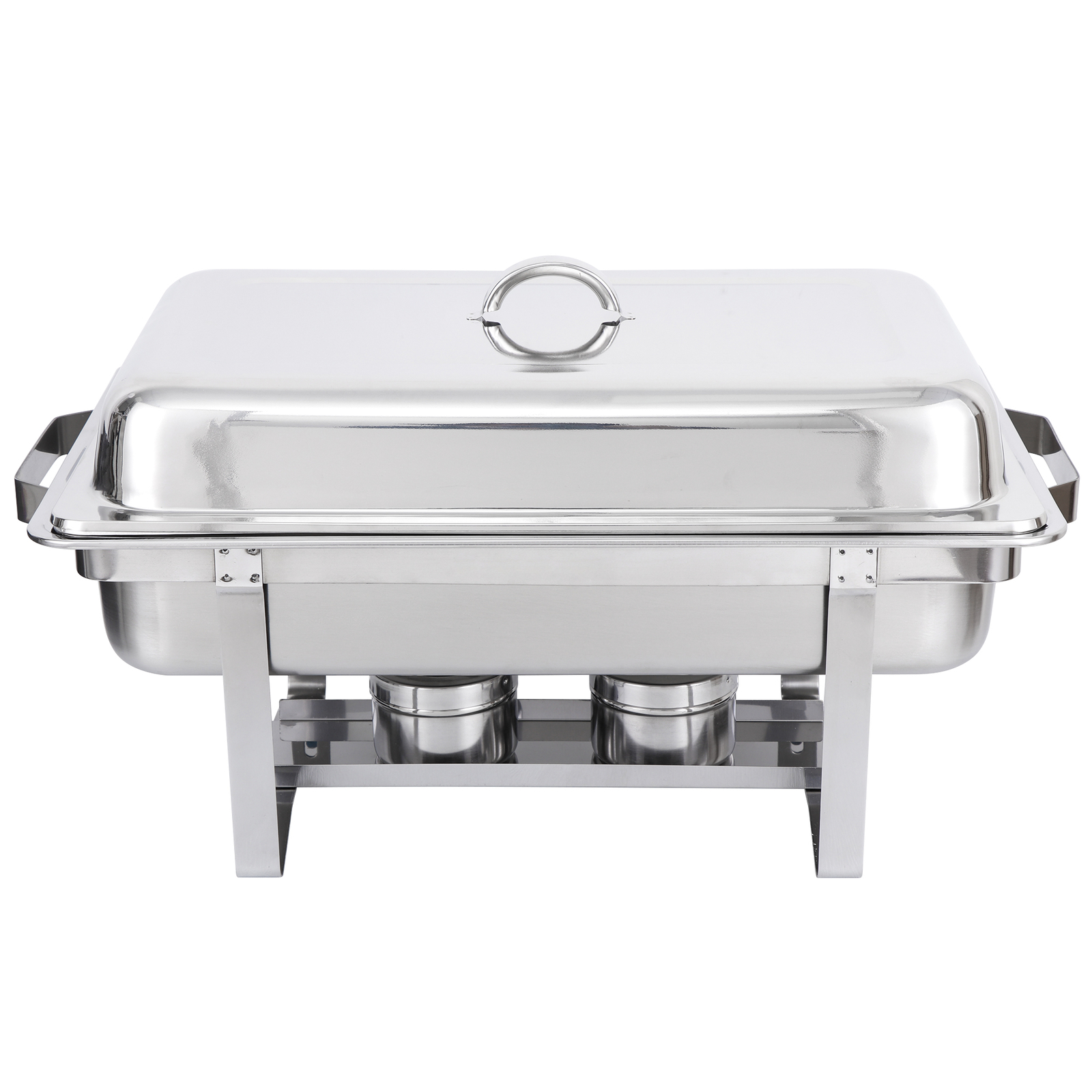 8Pack Stainless Steel Rectangular Chafing Dish Full Size Buffet Catering 8 Quart