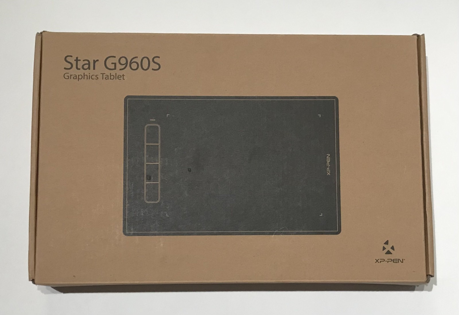 XP Pen, Star G960S Graphics Tablet 9"x6" (Open Box/Pen Clipper Missing) Working