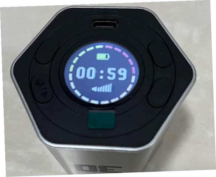 TIPURA POMODORA Silver Hexagon Productivity Desk & Counter Timer NIB Sealed