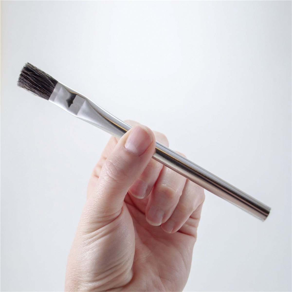 Mack Brushes 7-1 7 Series Acid Brush, #1, 6 in OAL, 3/8 in W, 100% Stiff Horseha