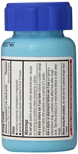 2 Pack - Equate Maximum Strength Laxative Sennosides Laxative 25mg 90ct - 08/26