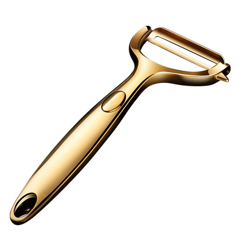 Golden Vegetable Peeler Potato Carrot Peelers Stainless Steel Peeler with Ergono