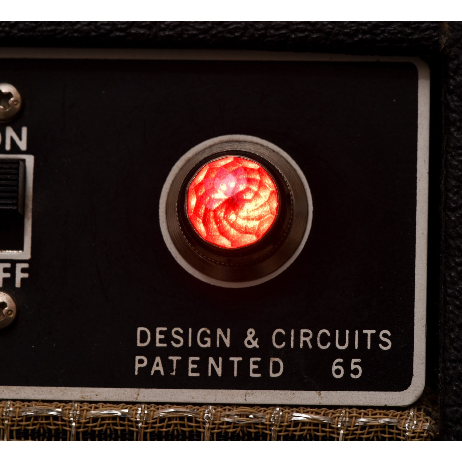 Guitar amplifier Jewel Lamp Indicator amp jewel.  Model 120.  For pilot light