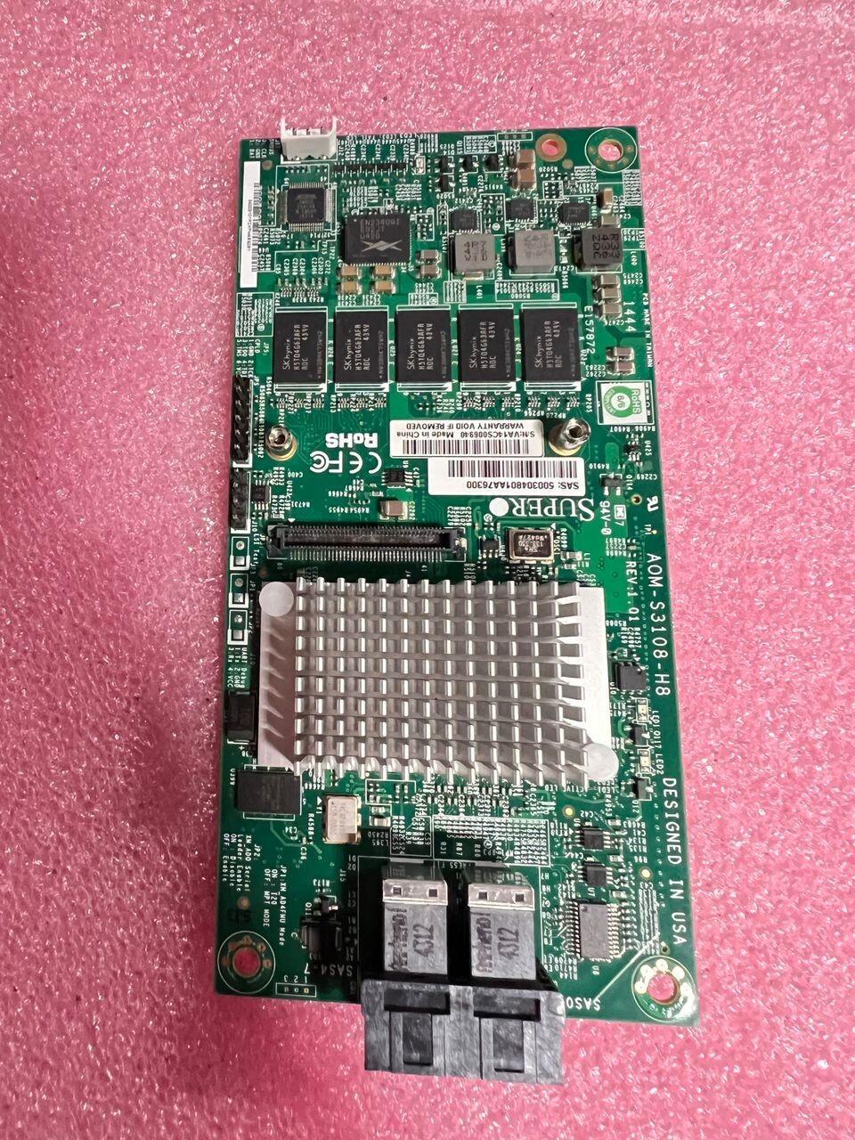 Supermicro 12Gb/s Eight-Port SAS Internal RAID Adapter (AOM-S3108-H8)