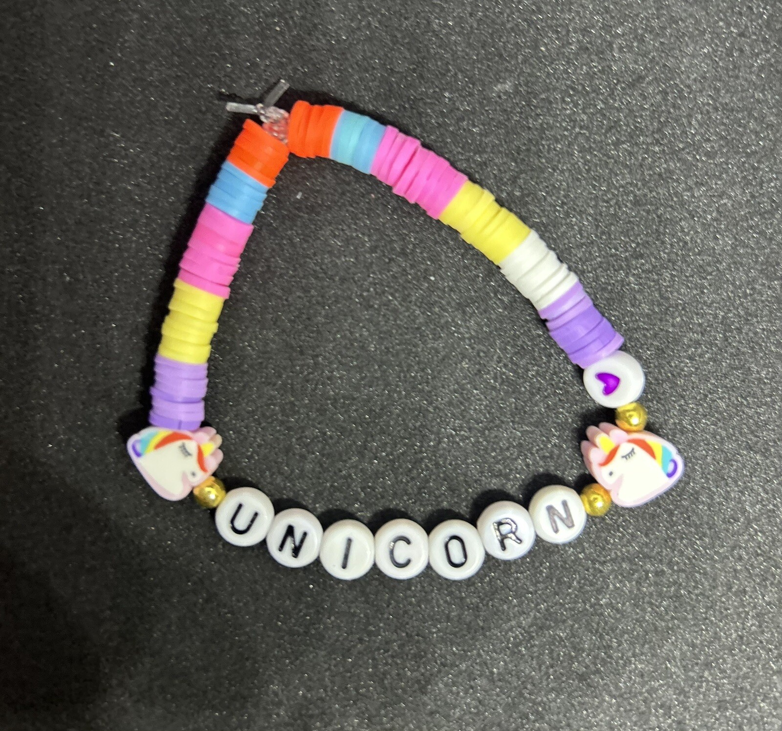 Unicorn Heishi Bracelet