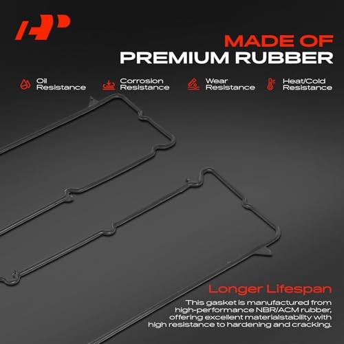 Engine Valve Cover Gasket Set Compatible with Buick Lucerne 2006-2011 &