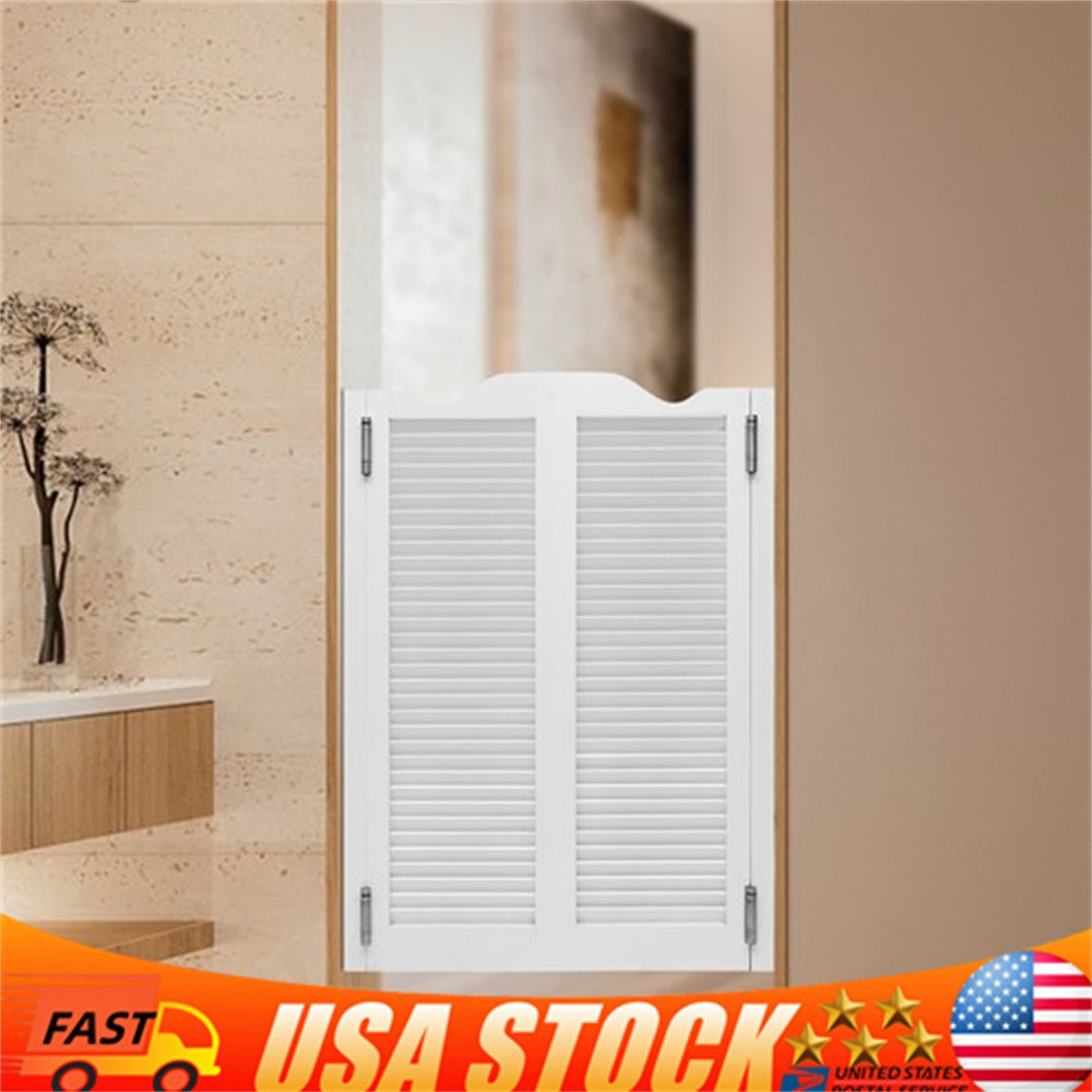 Partition Door Half Door Double-hinged Pine-wood Door 180° Open Countryside USA