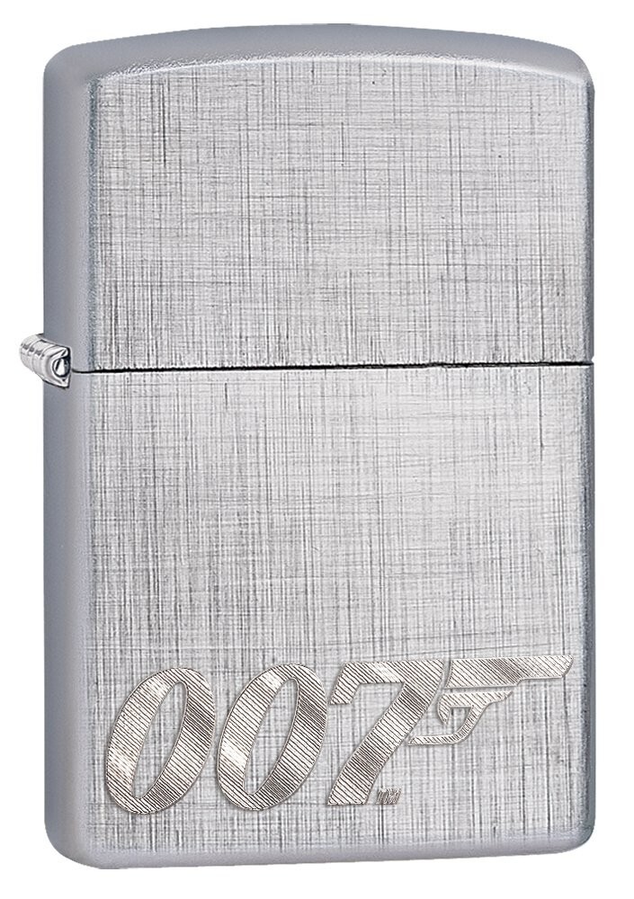 Zippo linen Weave James Bond Pocket Lighter 29562