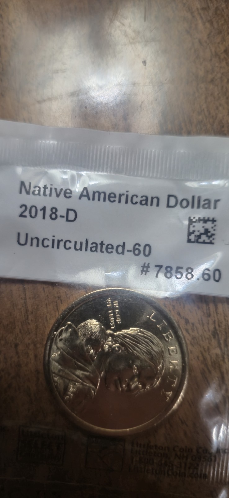 2018-S Gem Reverse Proof Sacagawea Native American Jim Thorpe Golden Dollar