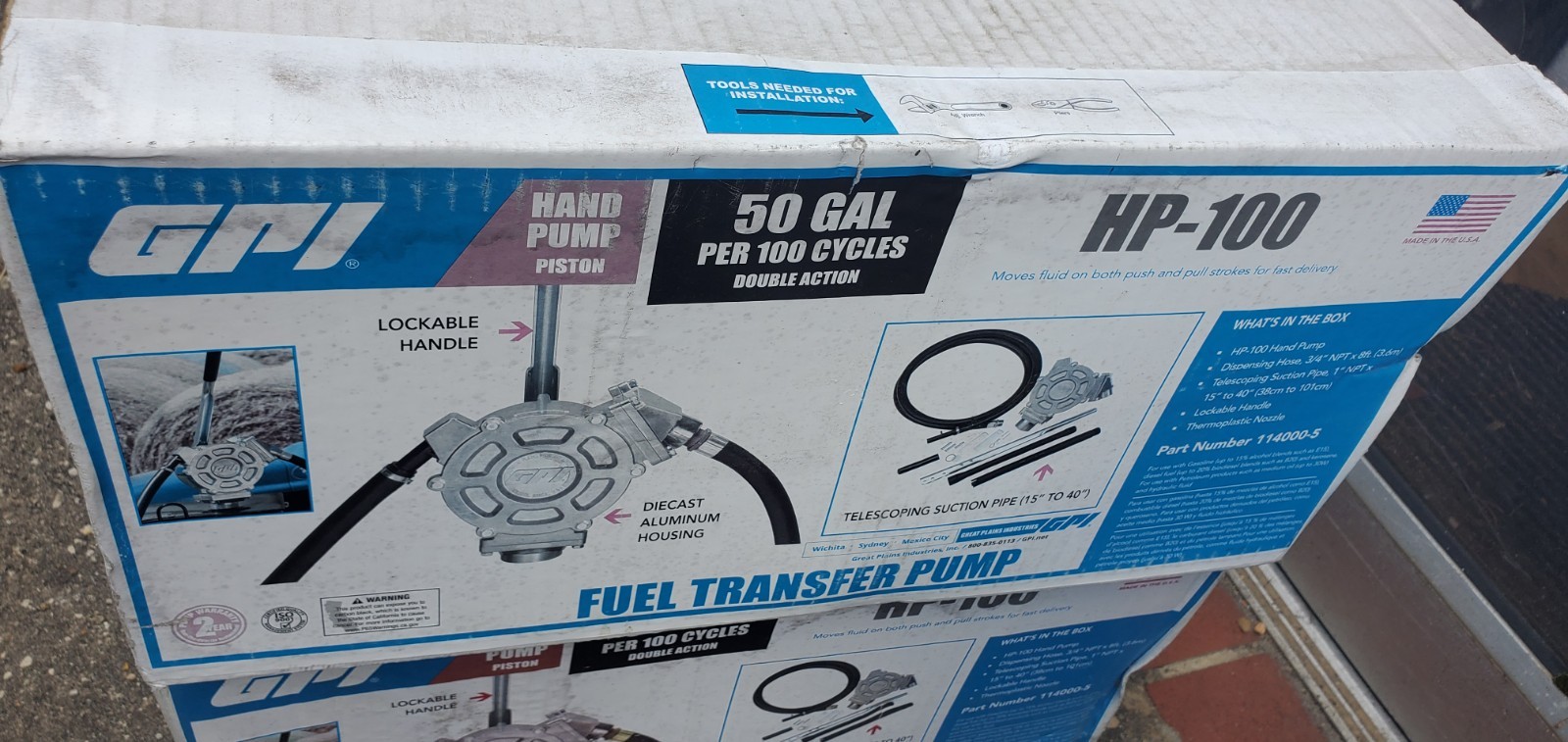 GPI HP-100-NUL Hand Pump 114000-5