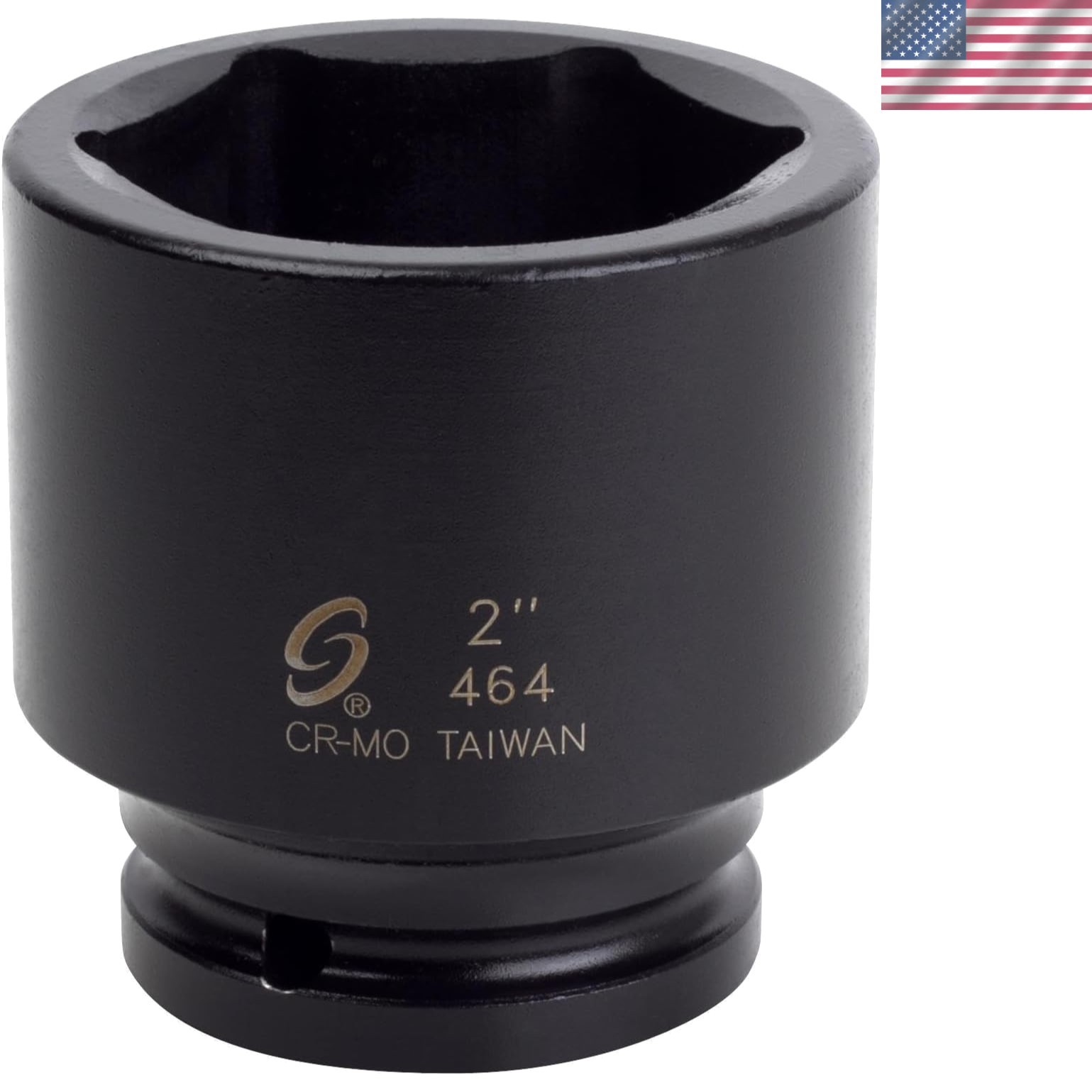 Durable 6 Point Impact Socket 2" - 3/4" Drive CR-MO Steel - Lifetime