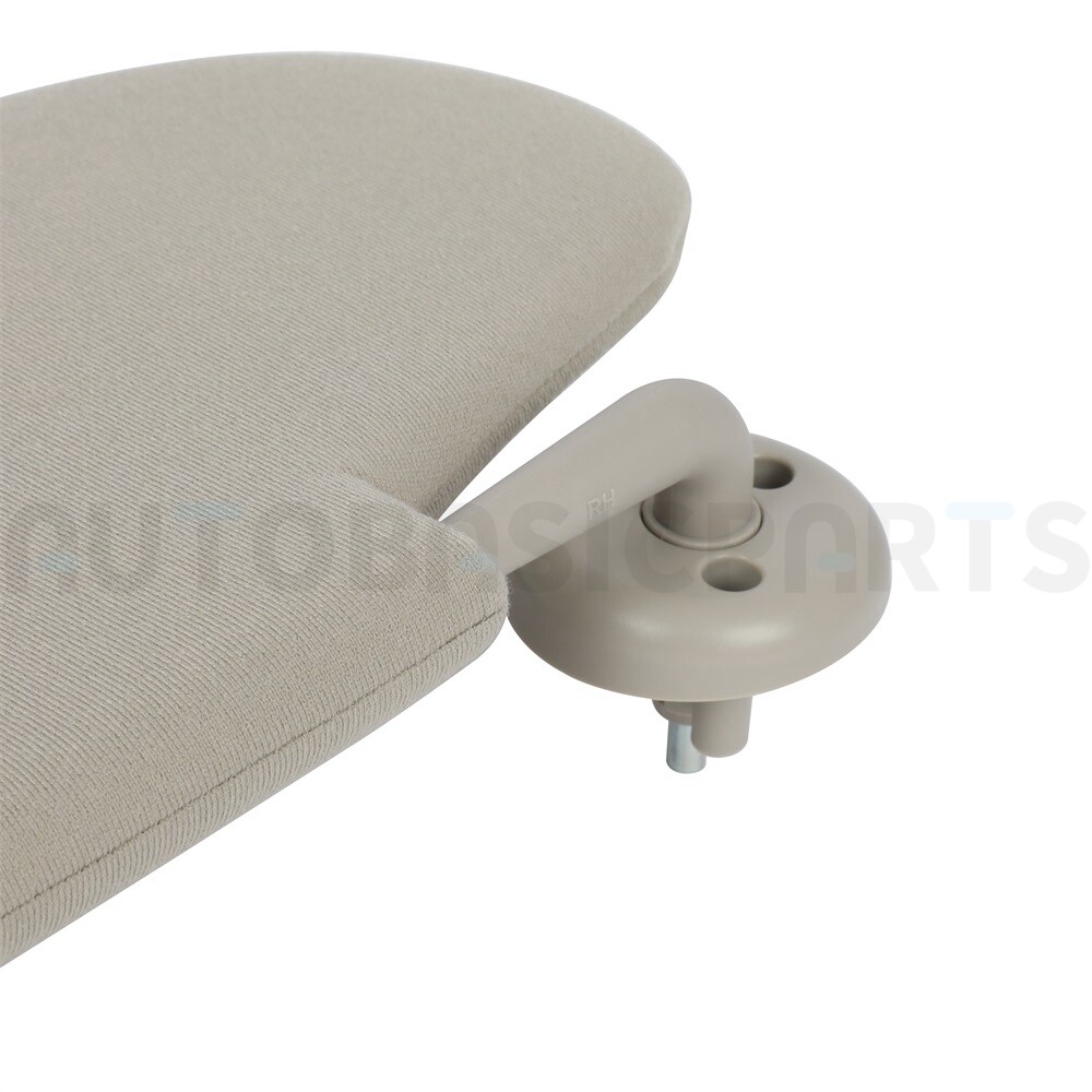 For 2002-2010 Dodge Ram 1500 Right Passenger Side Sun Visor Gray