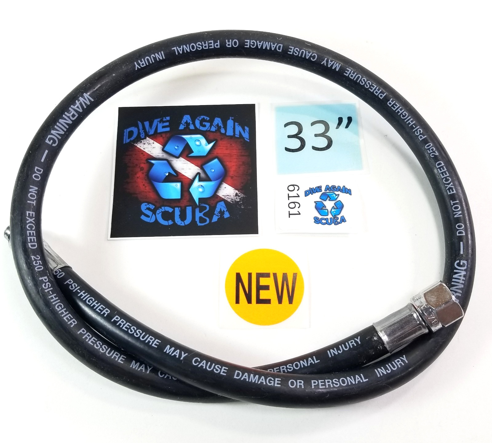 NEW Genuine TUSA 33" Scuba Dive Regulator Hose 2nd Stage or Octo