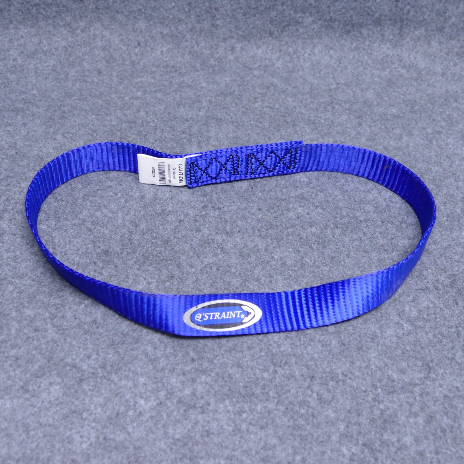 Q'Straint Q5-7580 14" Webbing Belt Loop Blue Nylon Wheelchair Tie Down 76867