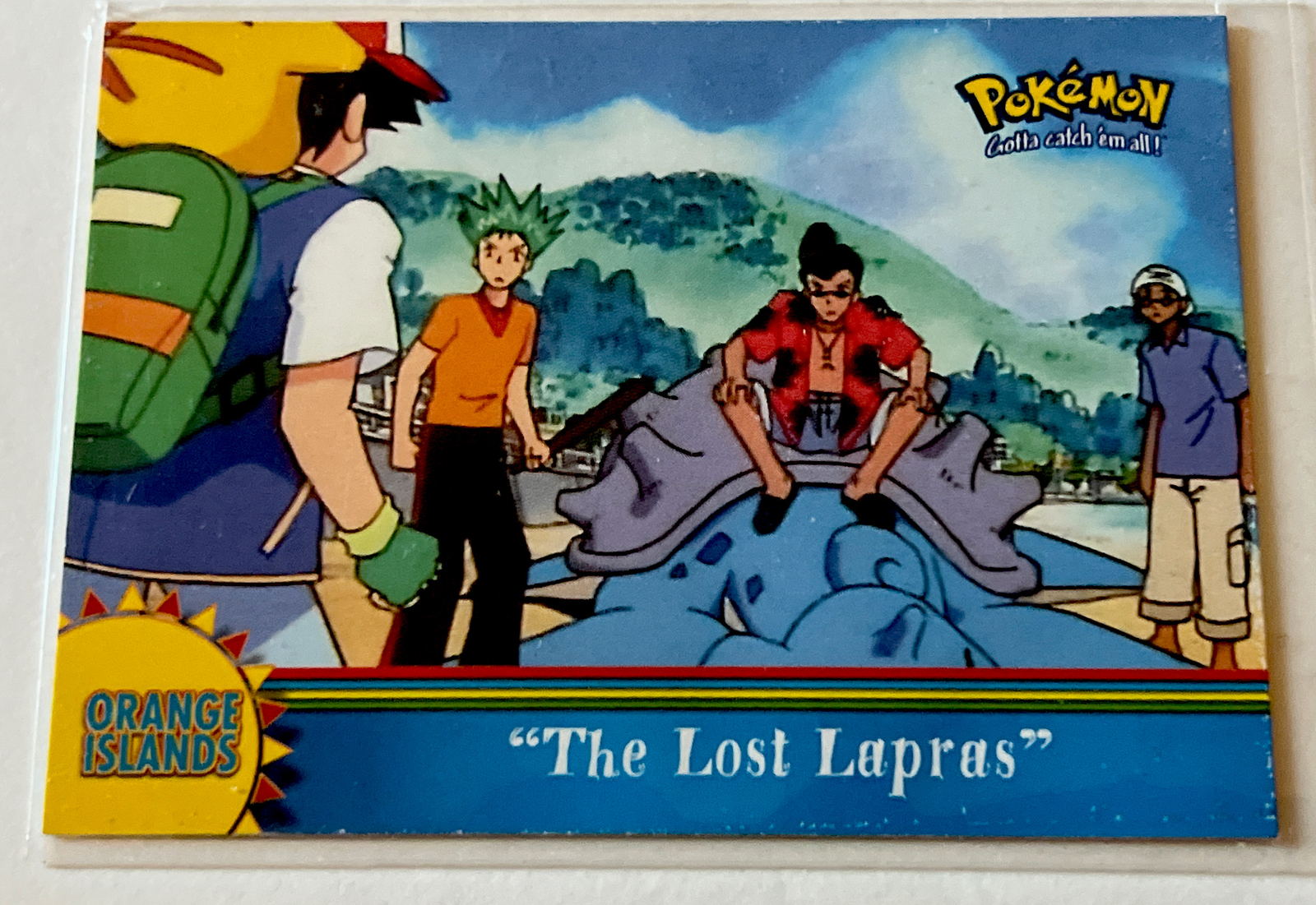 Pokémon THE LOST LAPRAS Topps 2000 Orange Islands BLUE LOGO NM-MT UNPLAYED 😎