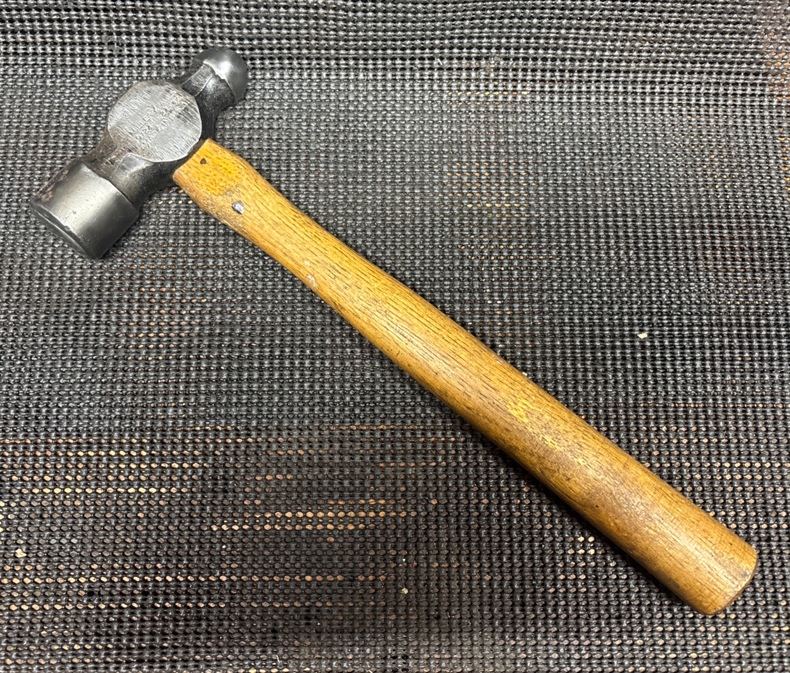 Vintage Millers Falls Ball Peen Hammer 24oz Machinist Blacksmith Tool Pein