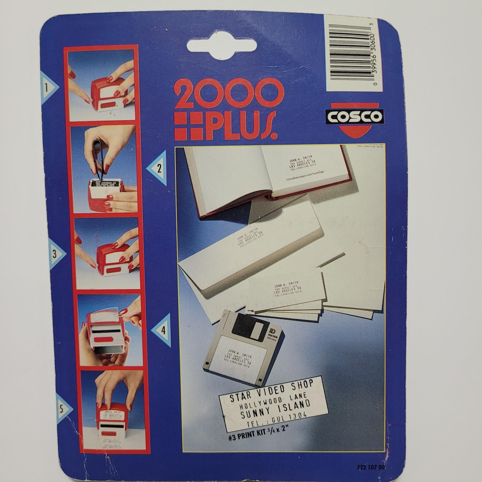 Cosco 2000 Plus Self-Inking Custom (Create Your Own) Rubber Stamp Kit NIP