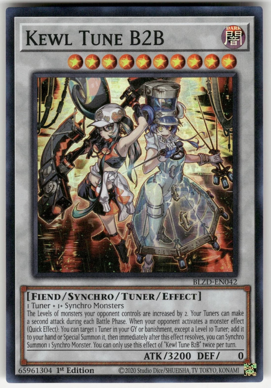 Kewl Tune B2B - BLZD-EN042  - Super Rare - Blazing Dominion - NM/M