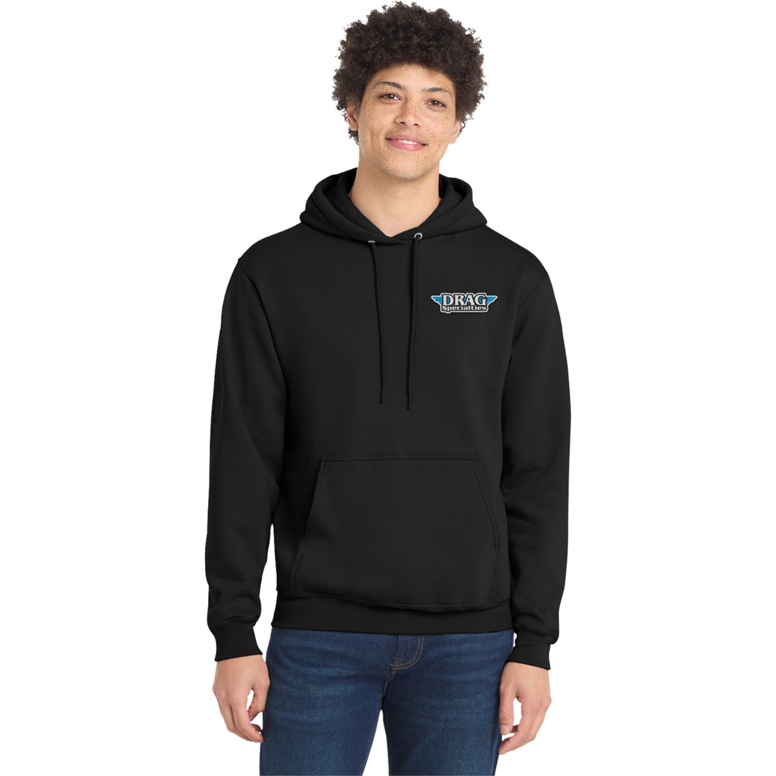 Throttle Threads Drag Specialties Hoodie - Black - Large DRG29PC78HBKLR
