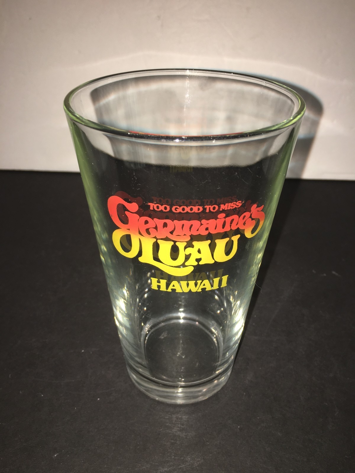 Germaines Luau Hawaii Glass Shot Glass Bar Barware