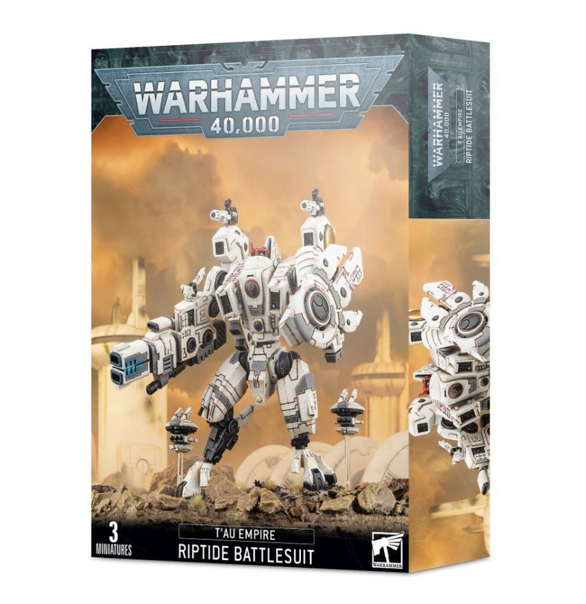 Riptide Battlesuit - T'au Empire - Warhammer 40K - NO BOX