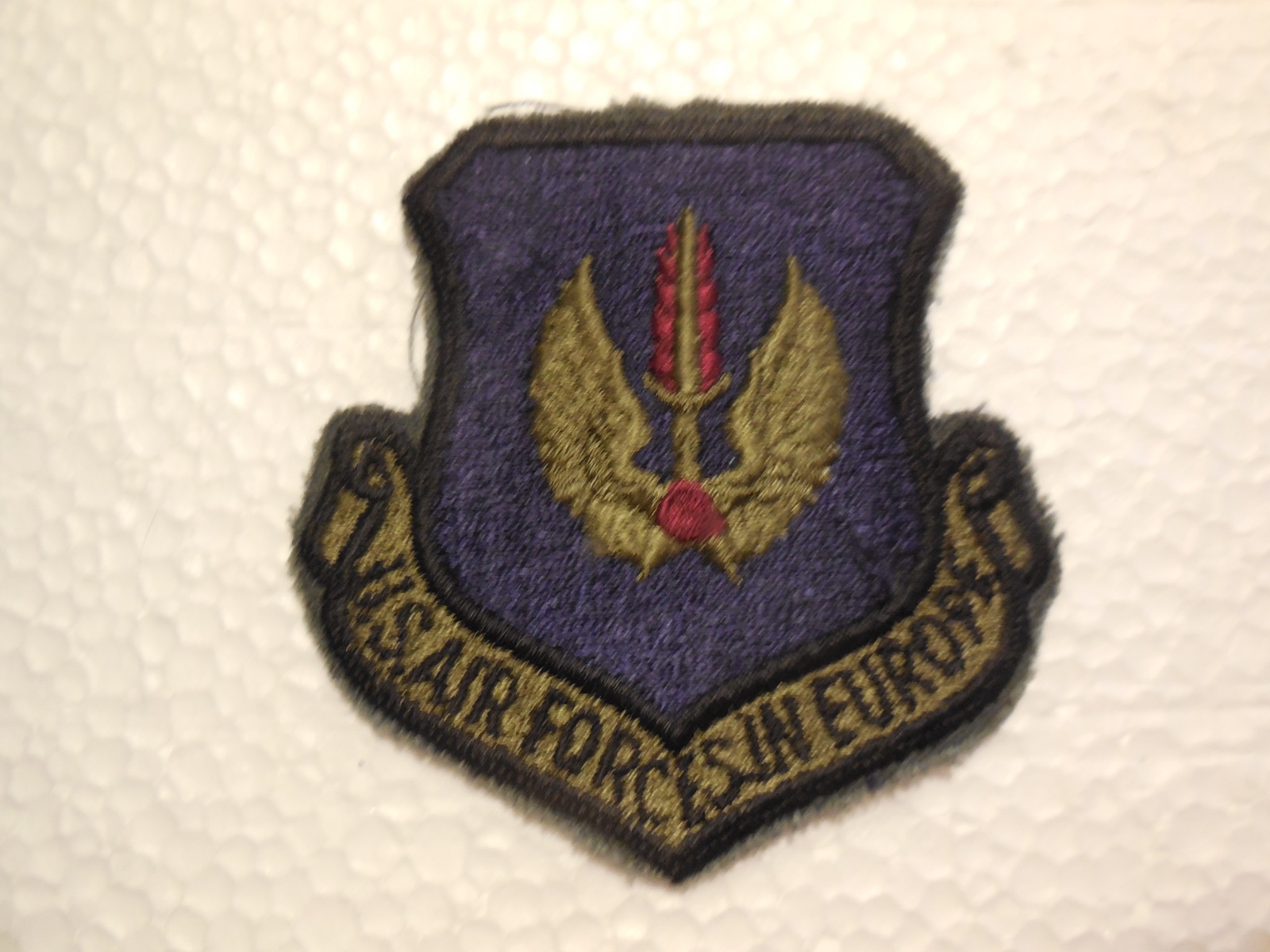 U.S. AIR FORCES IN EUROPE USAF SUBDUED EMBROIDERED PATCH FREE USA SHIPPING