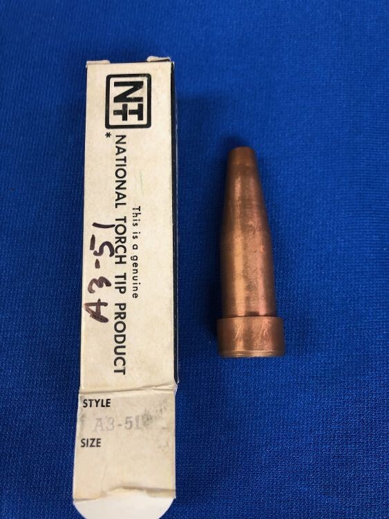 Cutting Torch Tip  NATIONAL A3-51 size 51 National Torch Tip NTT