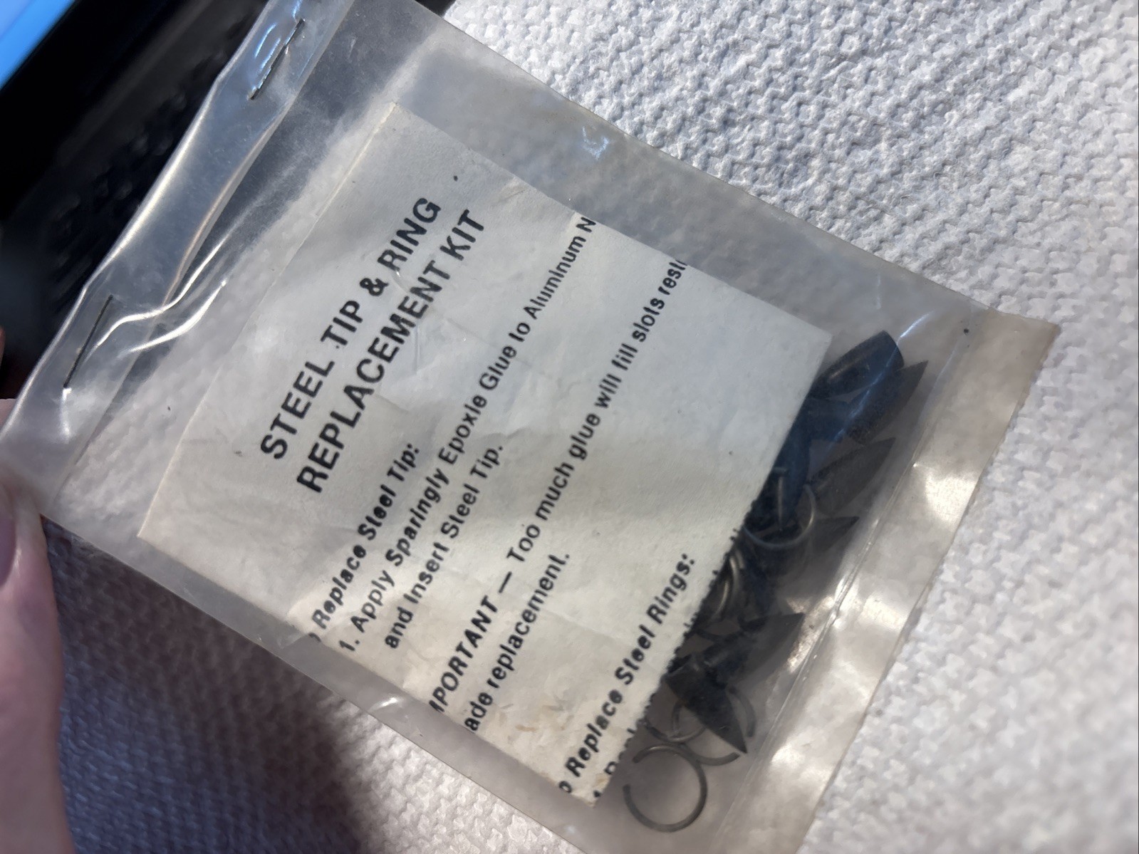 Wasp Archery Steel Tip And Ring Replacement Kit 12/pkg
