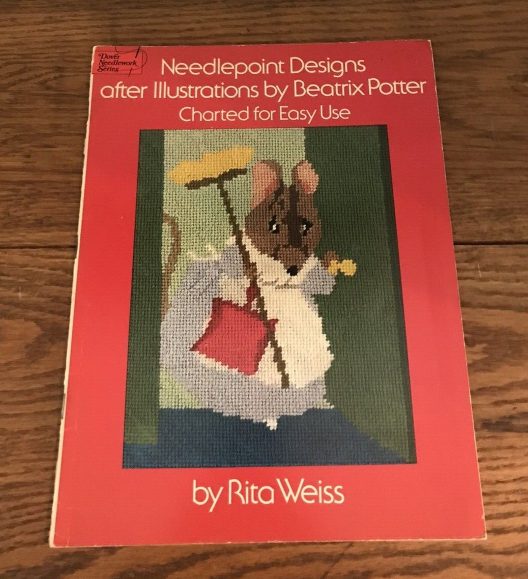 Vintage Needlepoint Designs of Illustrations by Beatrix Potter 1976