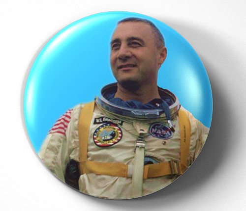 Gus Grissom Nasa Apollo 1 - pin pinback button