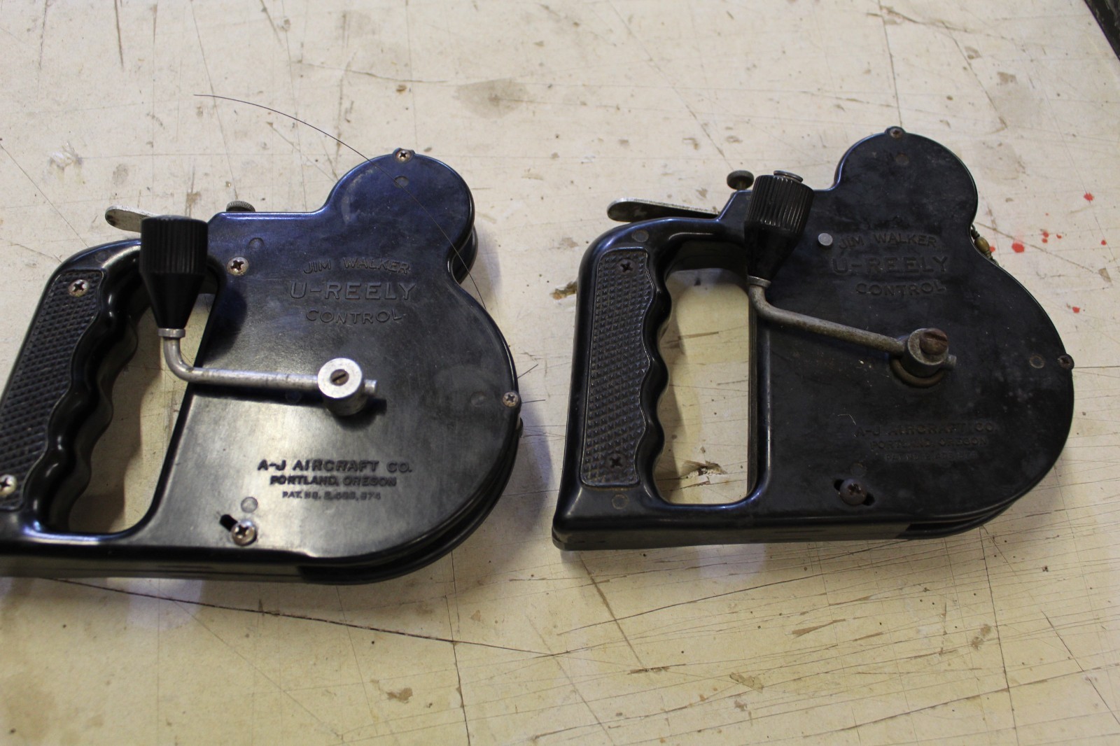 Jim Walker, U-Reely Control Handles for Control Line Airplanes