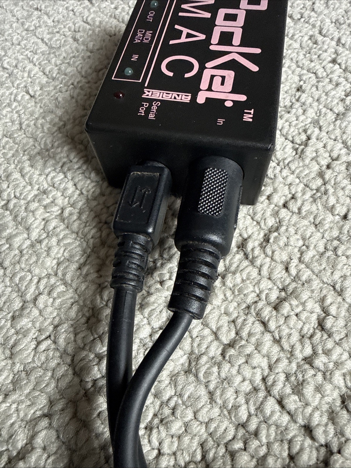 Anatek Pocket MAC 1990 Microcircuits Midi with Cables Tested and Working