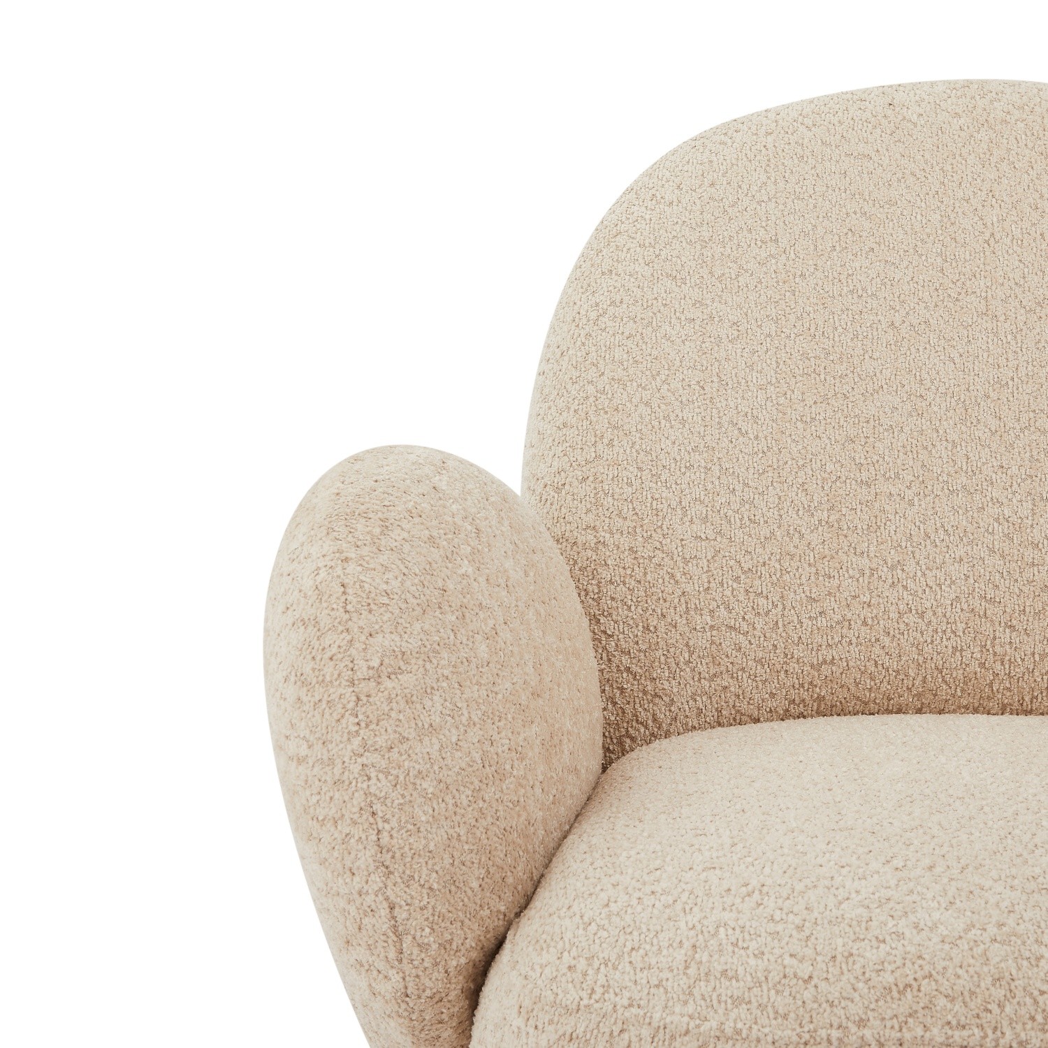 360° Swivel Accent Chair Club Chair Lounge Armchair Single Sofa Chair Beige/Gray