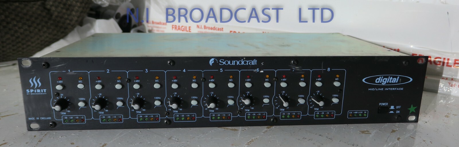 Soundcraft Spirit Digital mic / line interface unit 8ch