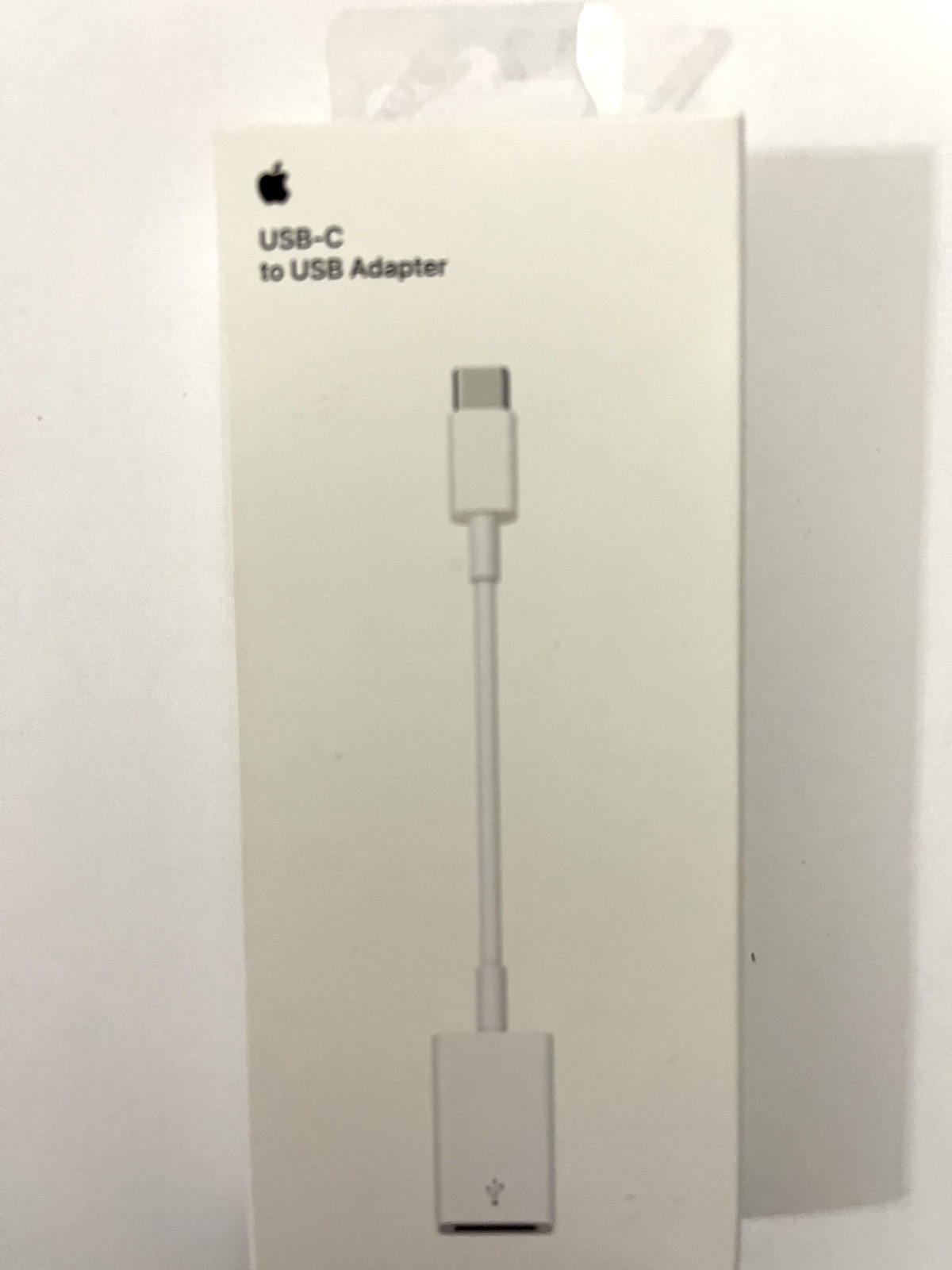 genuine Apple - USB-C-to-USB Adapter - White MJ1M2AM/A