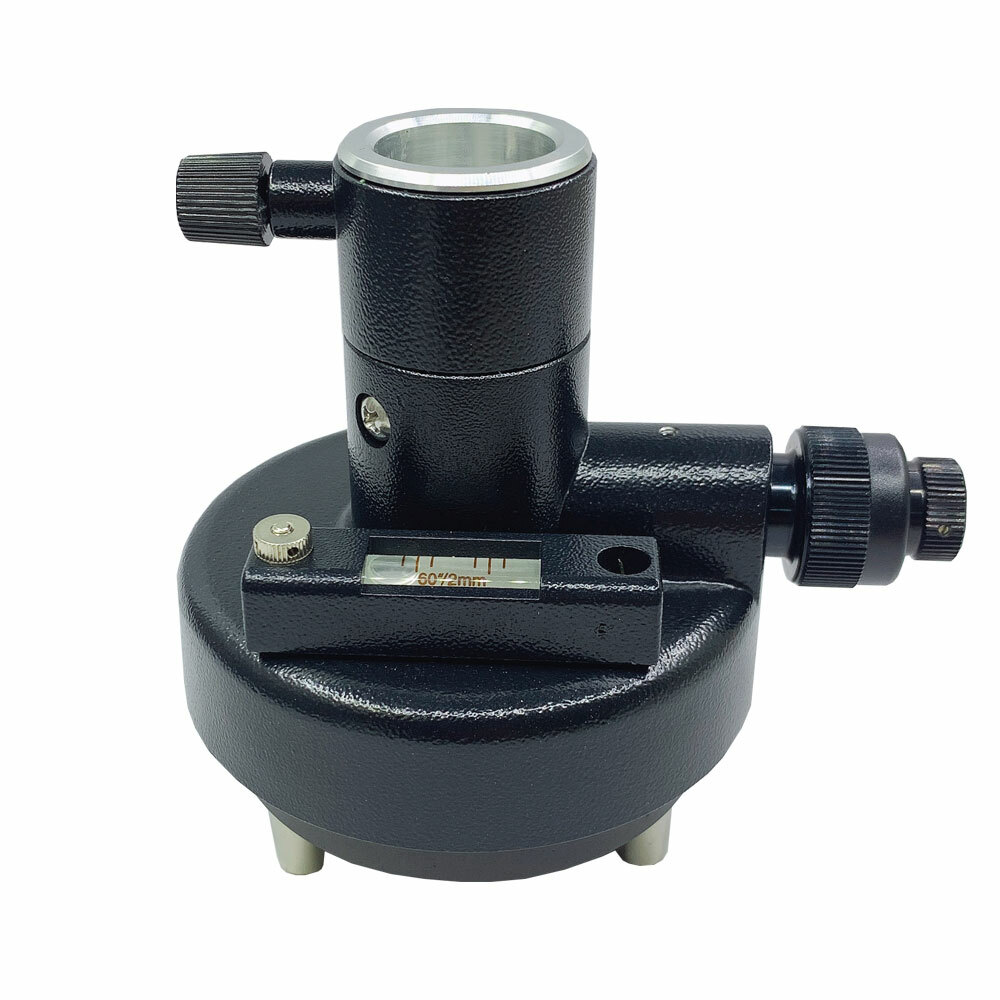 NEW BLACK TRIBRACH ADAPTER WITH OPTICAL PLUMMET FOR TOTAL STATIONS / PRISM SET
