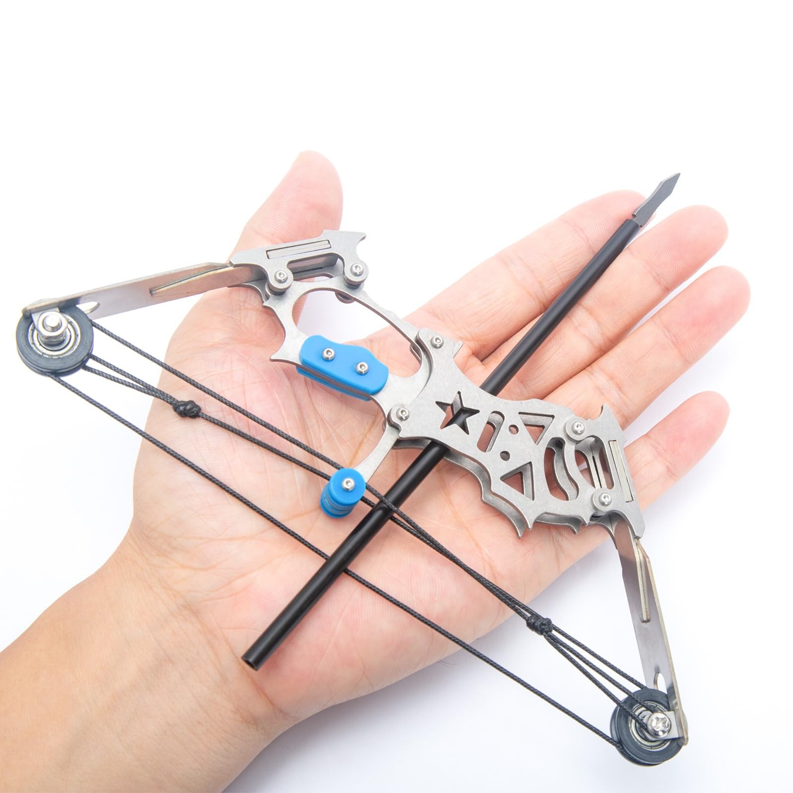 5.9" Compound Bow and Arrow Set, Mini Archery Bow Set with 12 Arrows, Left an...