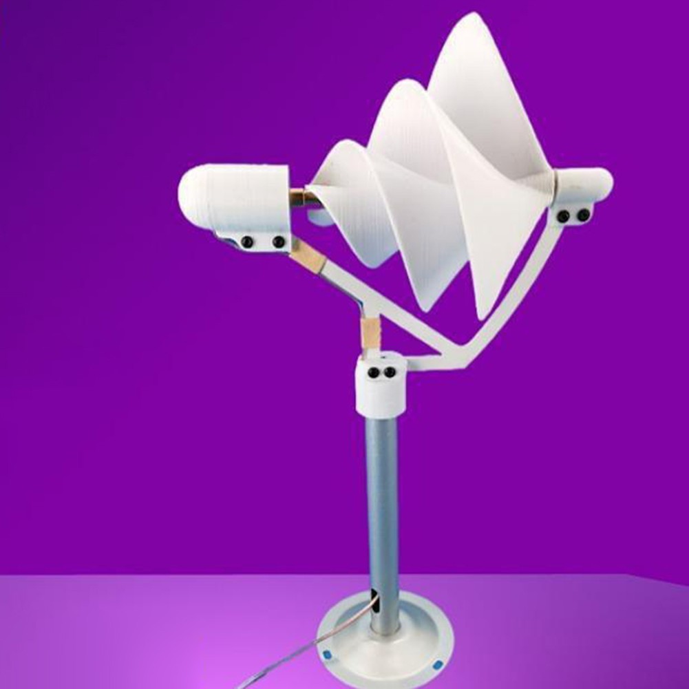 10W Archimedes Spiral Wind Turbine Generator for Science Model Projects