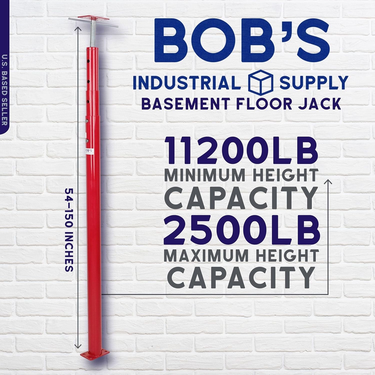 Adjustable Screw Pole Jack for Basement Ceiling Leveling and Floor Lifting Needs