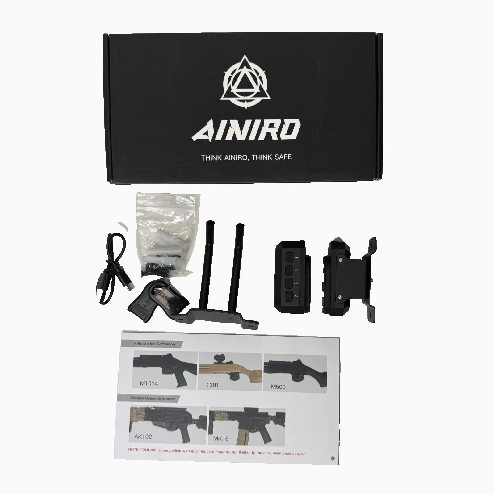 Ainiro Smart Biometric Gun Trigger Lock Model Number # GL-001