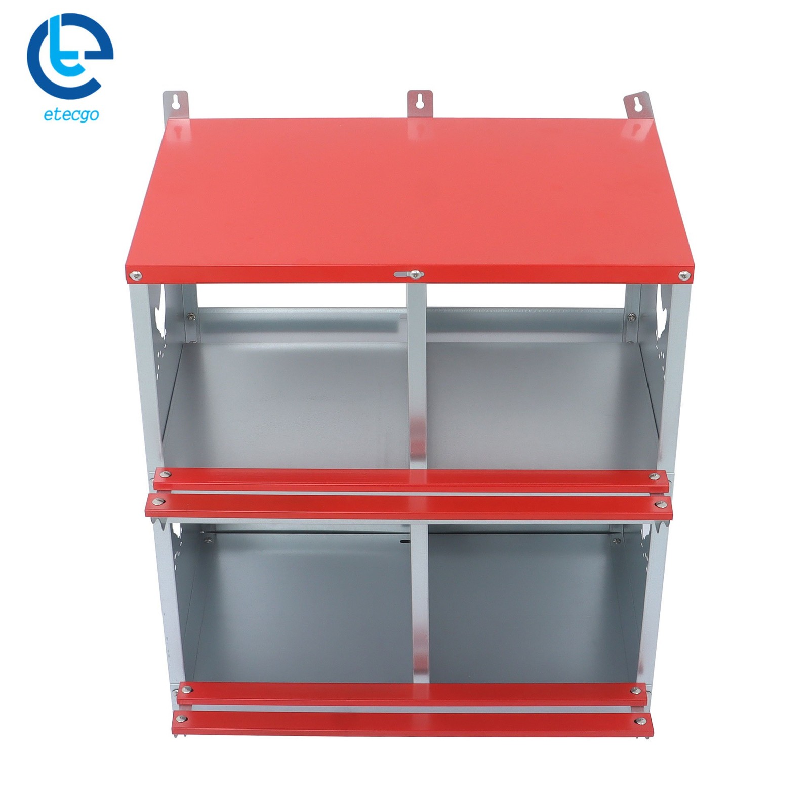 Chicken Nesting Boxes 4 Compartment Metal Poultry Nest Box Wall Mount For Hens