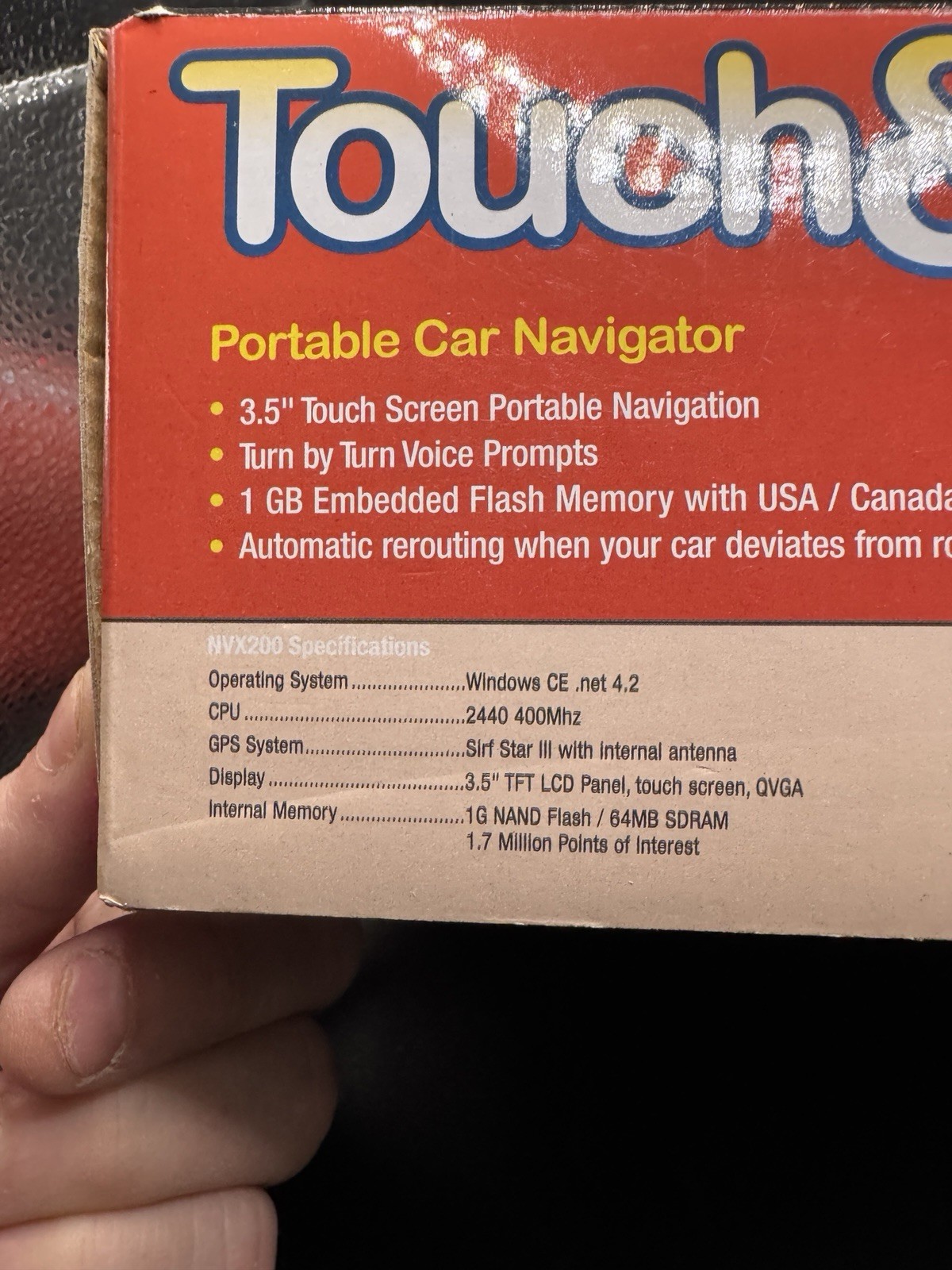 TOUCH&GO NAVIGATEUR AUTOMOBILE PORTABLE